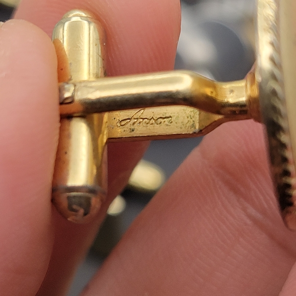 Gold Silver Tone Vintage Cufflinks Lot - Picture 13 of 16